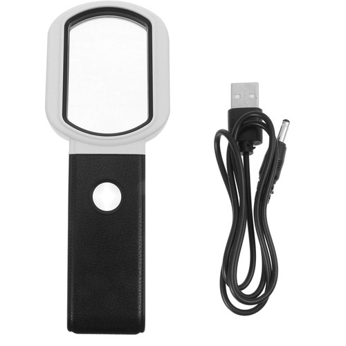 9 LEDs Money Checker Lamp Magnifying Mirror Foldable Magnifier Desktop Glass - Picture 2 of 12