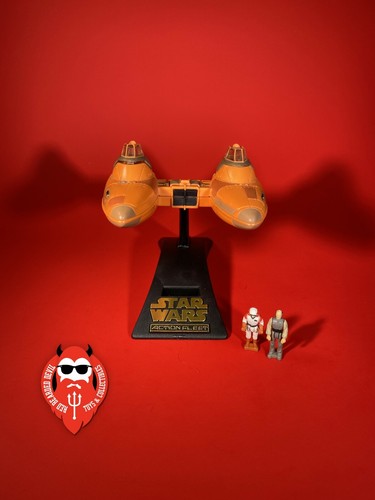 STAR WARS ACTION FLEET BESPIN CITY TWIN POD CLOUD CAR w/ Pilot Lobot Galoob GD04 - 第 1/7 張圖片
