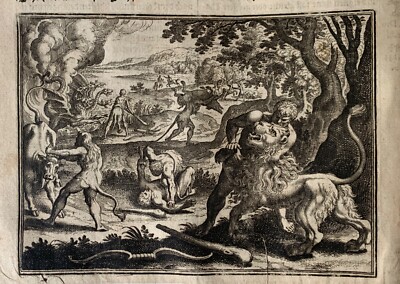 Genuine by Matthew Merian: ''Hercules with Lion, Nine-Headed Hydra, Bull...