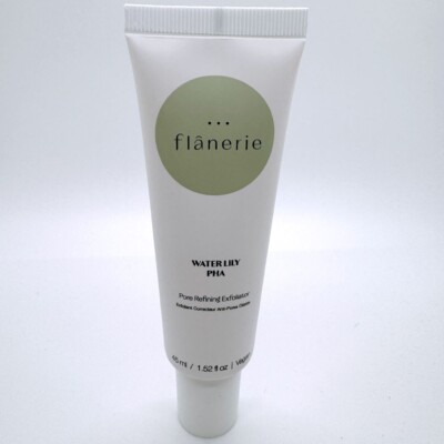NEW! Flanerie Water Lily PHA Pore Refining Exfoliator - 1.52 oz./45 ml.