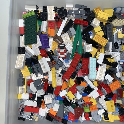 Bulk Lot Bag 2 lb+ of Mixed  Legos Building Toys B2