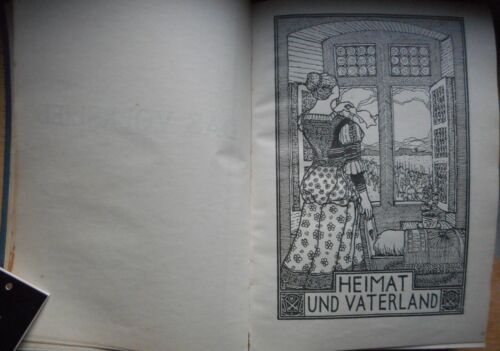 Walther Werckmeister: Deutsches Lautenlied, Verlag A. Köster 1914 Jugendstil - Bild 8 von 20