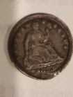 1853 Seated Liberty Half Dime 5C cents Arrows very fine details