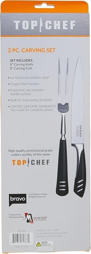 Top Chef by Master Cutlery, 2-Piece Stainless Steel Carving Set - Picture 3 of 6