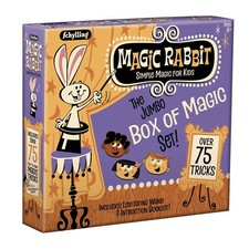 Jumbo BOX OF MAGIC 75 Trick Set Show Wand Card Learn Beginner Kit Kids 6 