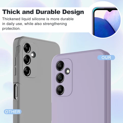 Custodia silicone antiurto telefono 5G per Samsung Galaxy A14 A15 A54 A55 A25 - Foto 23 di 56