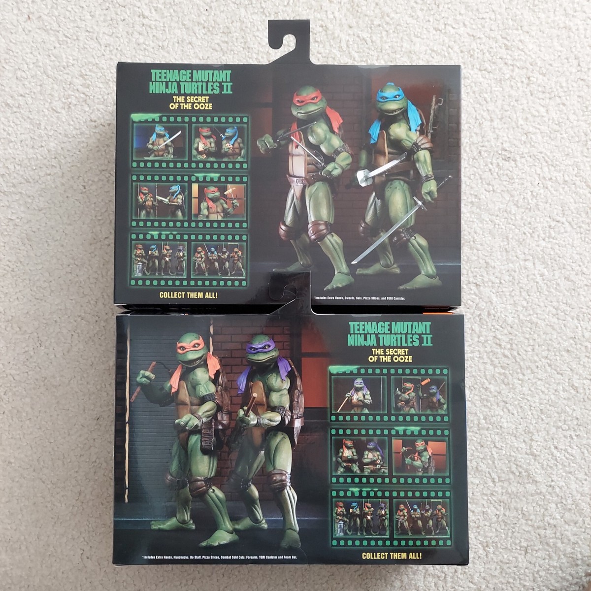 NECA ネカ タートルズ2 アクセサリーセット TMNT2 TMNT フィギュア】NECAの旧実写版タートルズ2専用アクセサリー