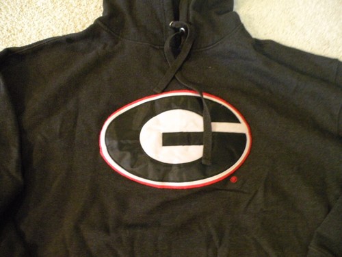 Herren Cadre University Of Georgia Logo Hoodie schwarz Gr. XXL mit Taschen - Bild 2 von 9