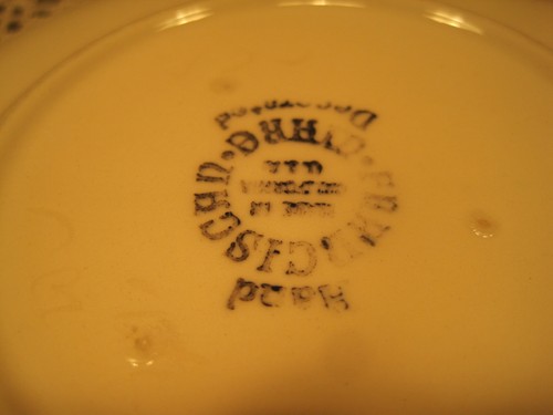 Manzana Franciscan Ware - Taza y platillo - Hecho en EE. UU. - c.1953 - 1958 California - Imagen 4 de 4