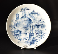 Meissen Porzellan Teller Berlin Motiv Andenken Wandteller