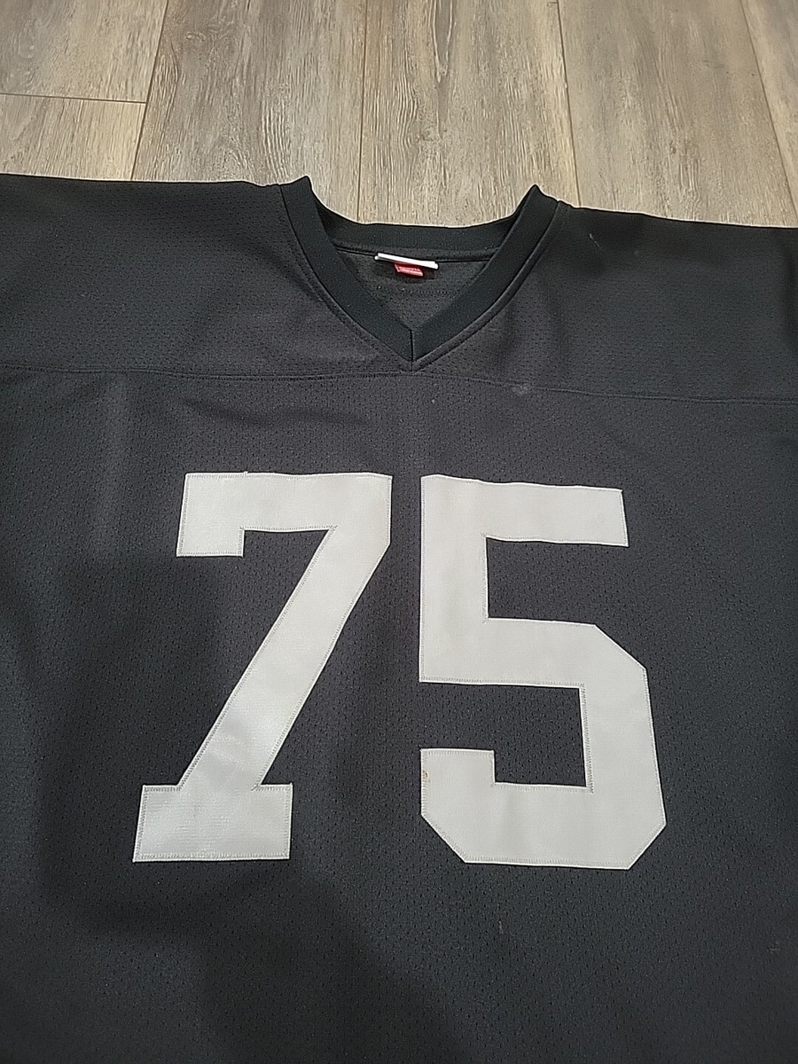 AUTHENTIC VINTAGE HOWIE LONG RAIDERS JERSEY 52 2XL MITCHELL NESS