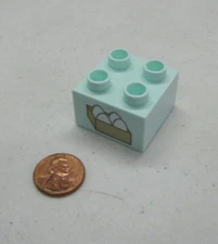 Lego Duplo 3 Baby Chicks Chickens Eggs Hatch Printed Block Counting Farm Easter