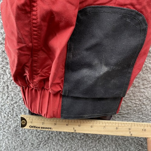 Vintage FILA Ski Snow Pants Jumpsuit Large Red Insulated Retro Pockets Sport Men - Picture 18 of 20