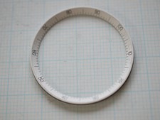BREITLING COCKPIT A49350 INNER BEZEL WHITE COLOR Ø 29.6mm- spare parts-