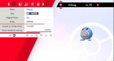 Pokemon Schwert & Schild Shiny Poliwag 6IV Max EVs