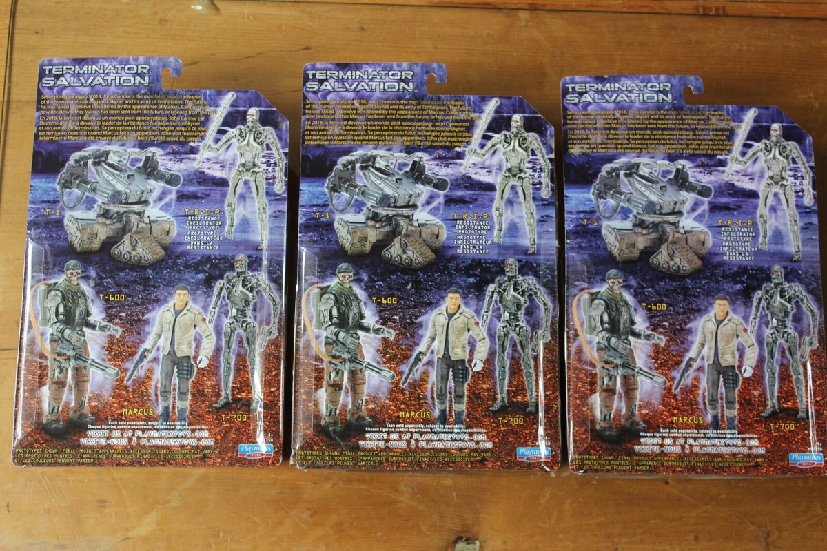 Terminator Salvation Set Of 3 Figures - NIB - 2009 - Playmates