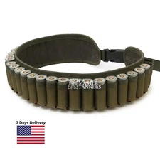 Shotgun Shell Waist Belt Cartridge Holder Shooting 20GA Bandolier US