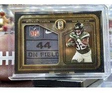 2022 Panini Gold Standard Football Michael Carter Bullion Brand Tag Logo SSP /10