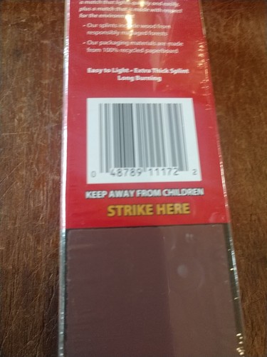 75 Count - Diamond Long Reach Matches, Fireplaces & Campfires, Grills (RM-2) - Picture 5 of 5