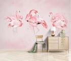 3D Rosa Flamingo H467 Tapete Wandbild Selbstklebend Abnehmbare Aufkleber Sinsin
