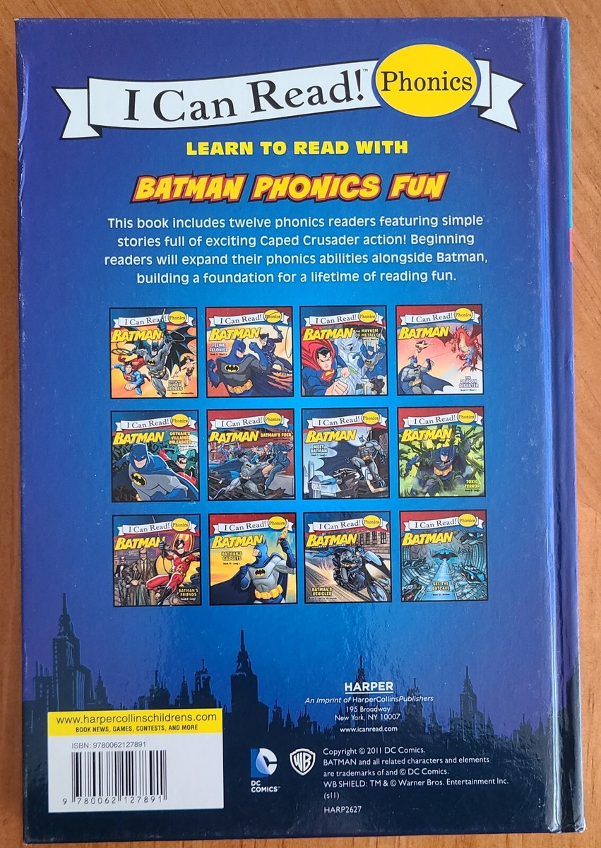 I Can Read! BATMAN PHONICS FUN 12 Story Book DC Super Hero Stories