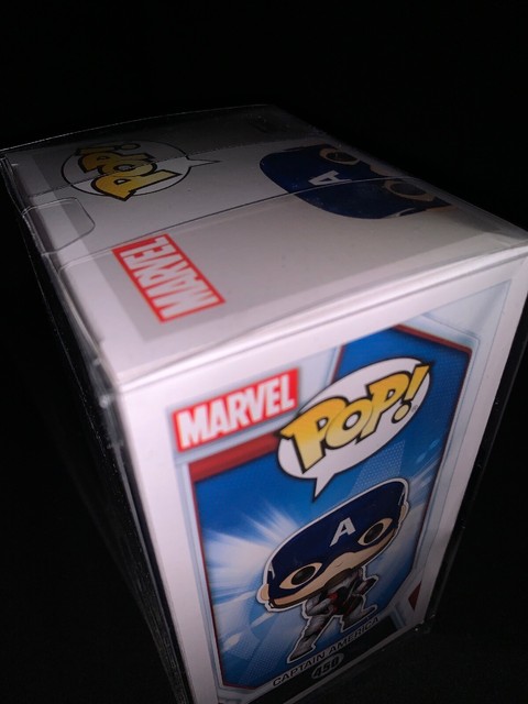 Funko Pop! Marvel Avengers Captain America #450 FYE Exclusive Glow GITD Endgame | eBay