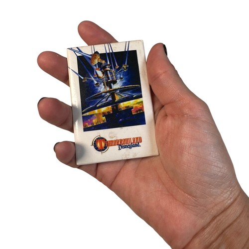 Vintage Tomorrowland Astro Orbiter 2" x 3" Fridge Magnet Disneyland Ride Collect - Picture 3 of 3