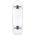 Moose Skateboards Old School 10" x 33" White Blank Skateboard Complete