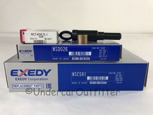 Datsun Roadster Exedy Clutch Kit w/ HD 600kg Cover fits 1600 2000 PL 510 521 620 - Picture 2 of 12