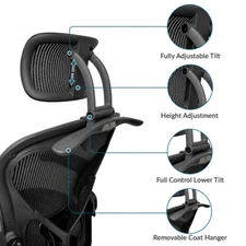 New Headrest for Herman Miller Aeron Classic or Remastered Fits A B C Size