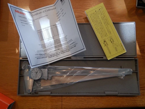 NEW Mitutoyo 505-746 Dial Caliper.001" Graduation, 0.1" per Revolution, 0-12" NR