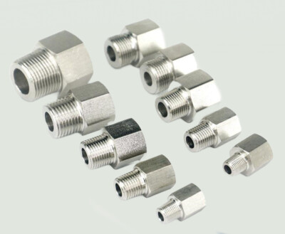Stecker auf Buchse verzinkt Stahl Reduzierstück Rohr Fitting Wasser Adapter Stecker UK