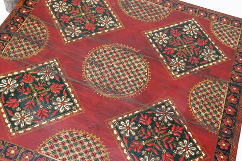 80x80 cm Orient Vintage handbemalter Teetisch beistelltisch Coffee side Table -C - Bild 9 von 12