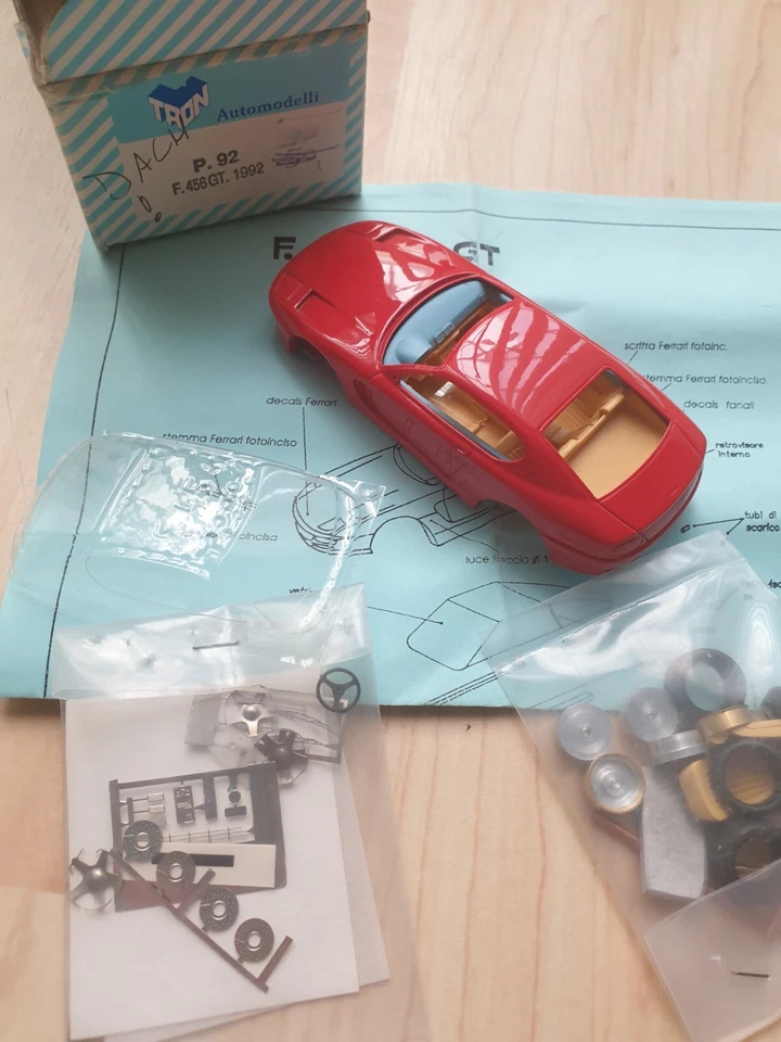  TRON 1/43 FERRARI 456GT 1992 KIT PINTADO DE FÁBRICA P92 # Foto 4 de 4