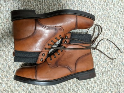 Chaussures Homme Zara Marron Simili Cuir à Lacets - Taille UK 9 / EU 43