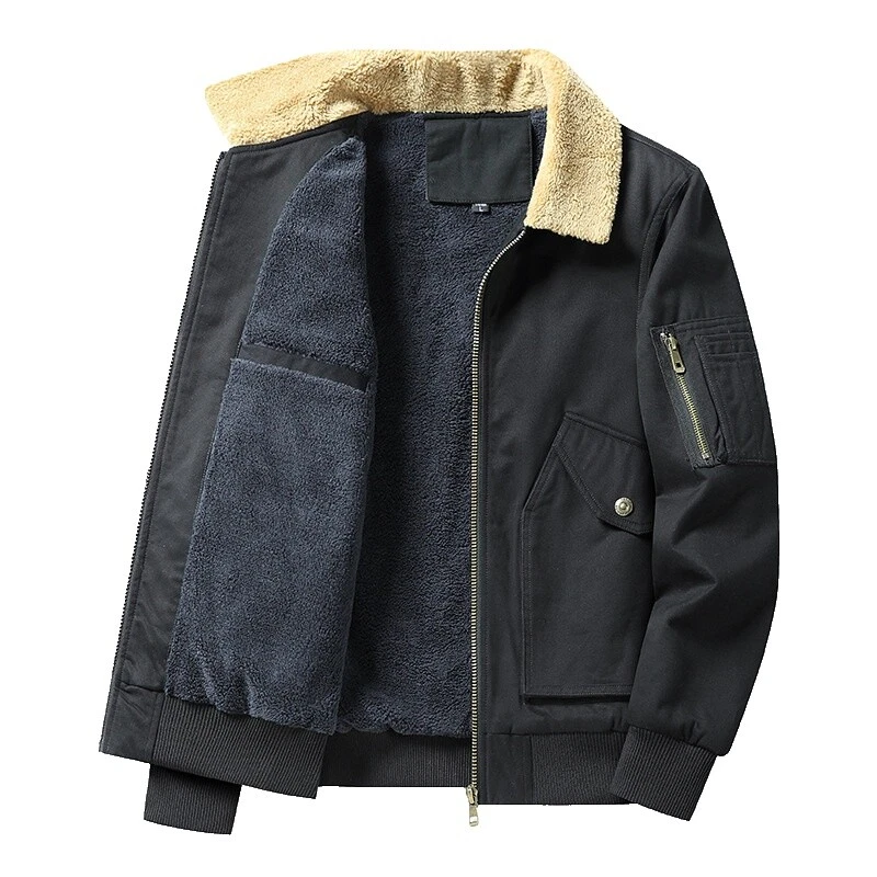 Moda sólido abrigos, chaquetas y chalecos para hombres