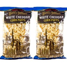 2 Packs Trader Joe's World’s Puffiest White Cheddar Corn Puffs 7 oz Each Pack