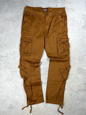 Vintage Cargo Pants Military Army Multipockets Baggy Drill Men's 38 Size