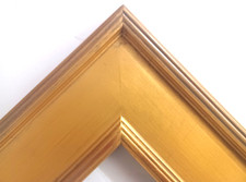 12 X 16 FLAT PANEL RAISED LIP STANDARD PICTURE FRAME GOLD LEAF 3 1/2" WIDE