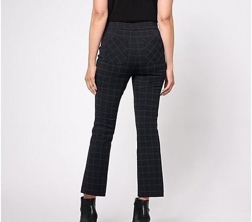 Isaac Mizrahi Ponte Baby Bootcut Ankle Pant-Black-2X A609778 NEW - Picture 2 of 2