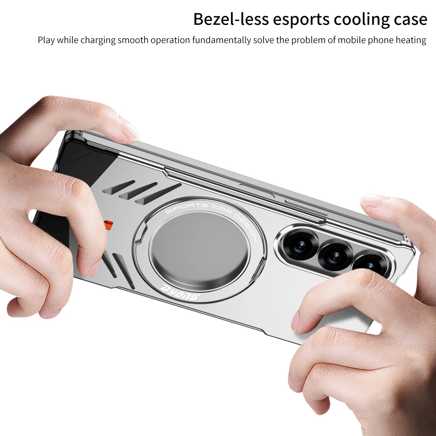 Magnetic Aluminum Metal Frameless Snap Stand Case For Samsung Galaxy Z Fold 6 - Picture 10 of 14