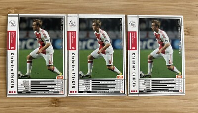 Panini WCCF Japan X Sega Christian Eriksen 2010-11 Ajax Rookie RC Card Man utd