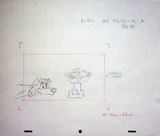 Loopy De Loop 1963 JERRY EISENBERG Hand-Drawn Production Pencil Layout