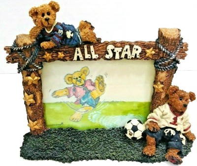 All Star Resin Frame #27353 Boyds Bearstone Rocky.. All Star Resin Frame #27353 Boyds Bearstone Rocky..