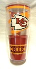 NFL Kansas City Chiefs Football 24oz Tervis Tumbler Cup Clear Sports