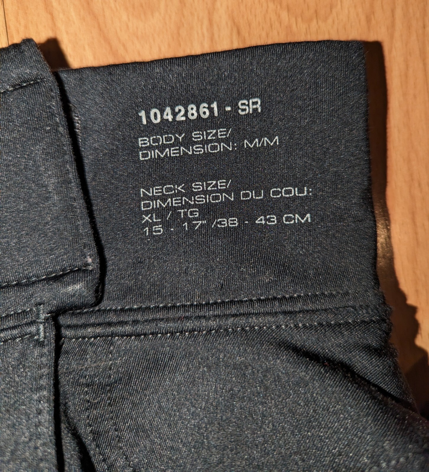 Bauer Ice Hockey Mens Medium Ss Kevlar Neck Guard Cut Protection Shirt