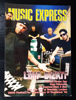 C4127 Limp Bizkit VINTAGE THAILAND ONLY 1 COVER COLOR PAGE MEGA