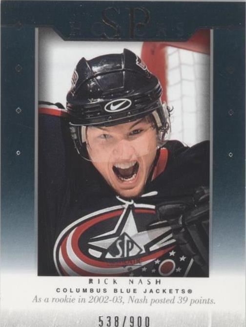 2003-04 SP Authentic - Rick Nash #H21 - 1 of 1