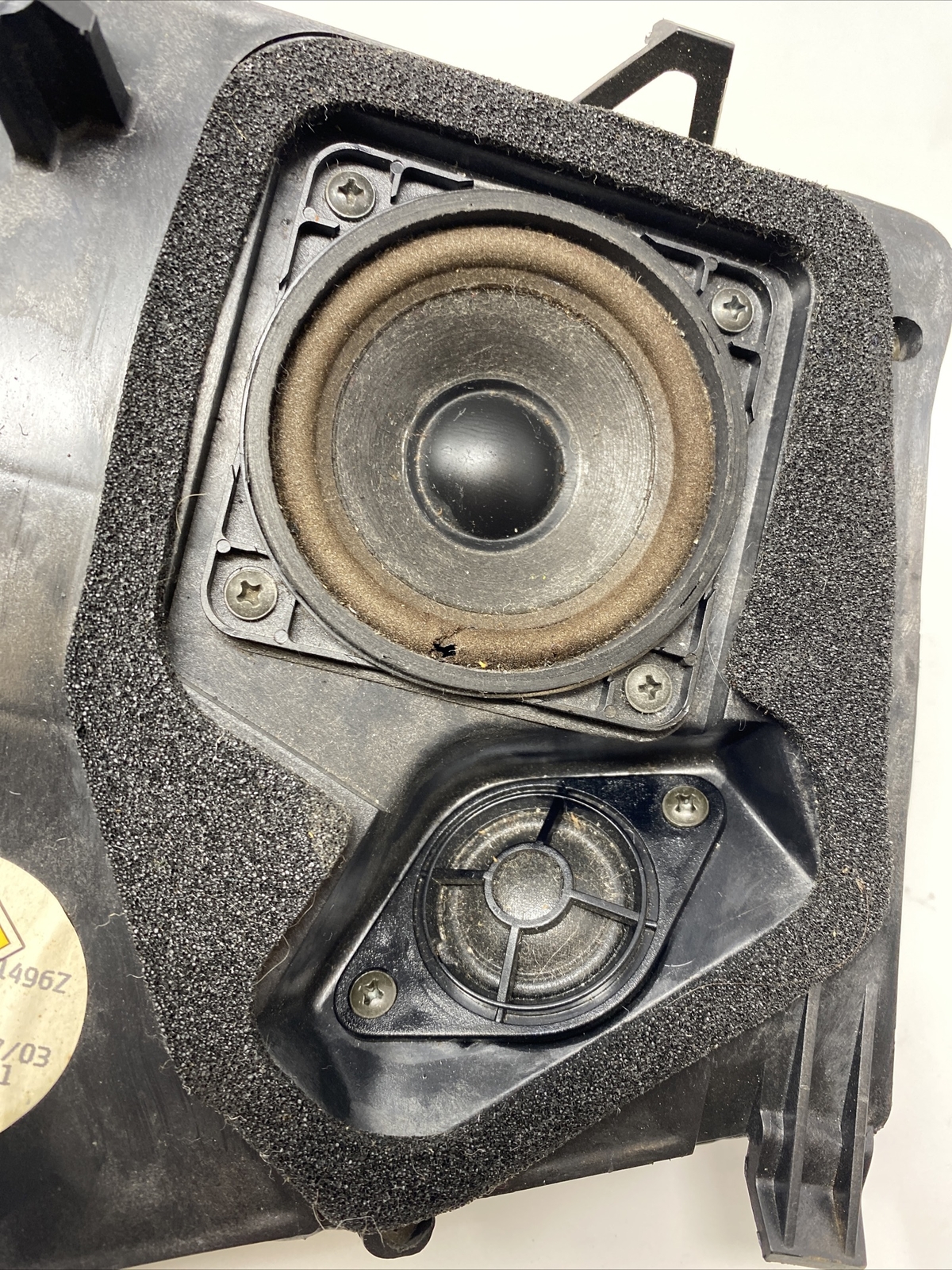 BMW E31 8 SERIES HIFI LOUDSPEAKER SET LEFT REAR 1996 65138360951  