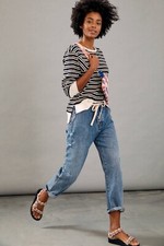 One Teaspoon  Venice Ultra High-Rise Waist Safari Pant Relaxed Jeans